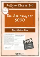 Vorschau - Arbeitsblätter - Materialpaket Stop Motion Jesusgeschichten - Seite 1