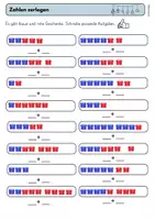 Vorschau - Arbeitsblätter - Zahlen zerlegen: Weihnachten, Mathematik, Zahlenraum bis 10, Addition, Zahldarstellungen - Seite 2
