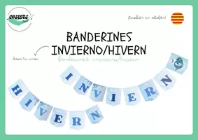 Vista previa - Decoración del aula - BANDERINES INVIERNO/HIVERN - página 1