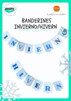 Vista previa - Decoración del aula - BANDERINES INVIERNO/HIVERN - Portada