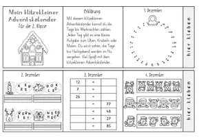 Vorschau - Stationenlernen - Adventskalender Leporello Weihnachten (2. Klasse) – Falten, Basteln & Lernen im Advent - Seite 3