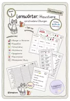Vorschau - Stationenlernen - Materialpaket: Lernwörter - Training (orientiert an Jo-Jo + GWS) Kl.2 - Druckschrift - Seite 1