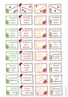 Vorschau - Mal- und Bastelvorlagen - Weihnachtsbriefe: Komplimentekärtchen - Seite 3