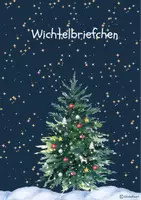 Vorschau - Mal- und Bastelvorlagen - Wichtelbriefchen - Deckblatt