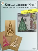 Aperçu - Matériel pour travaux manuels / dessin - KIRIGAMI - ARBRE DE NOËL (découper & plier) pour la fenêtre & carte - Page de couverture