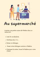 Vorschau - Aufgabenkarten - Scène de théâtre: Au supermarché - Seite 2