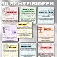 Vorschau - Arbeitsblätter - 30 Schreibanlässe im Präteritum – Erzählideen für die Primarstufe - Deckblatt