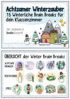 Vorschau - Spiele - 15 Brain Breaks / Winterzauber ✨ PAKET Achtsamkeit, Meditation & Spiele - Seite 3