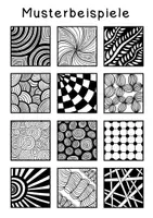 Vorschau - Arbeitsblätter - Zentangle Feuerwerk Kunstprojekt für das neue Jahr - Kunst im Winter - Seite 3