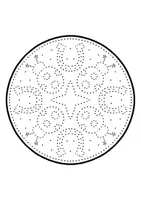 Vorschau - Mal- und Bastelvorlagen - Neujahrs Mandalas zum Ausmalen & Prickeln - Kunst im Winter - Seite 2