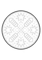 Vorschau - Mal- und Bastelvorlagen - Neujahrs Mandalas zum Ausmalen & Prickeln - Kunst im Winter - Seite 3
