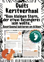 Voorbeeld - Duits - Weihnachtsgeschichte - begrijpend luisteren/kijken - Voorblad