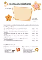 Voorbeeld - Duits - Weihnachtsgeschichte - begrijpend luisteren/kijken - Pagina 1
