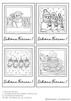 Vorschau - Mal- und Bastelvorlagen - Kunstideen Winter Weihnachten - Seite 2