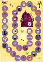 Vista previa - Juegos / Gamificación - Tablero HALLOWEEN - página 1