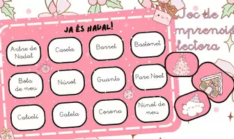 Vista previa - Tarjetas / Manipulativos - Ja es nadal! Joc de comprensió lectora inicial - Portada