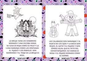 Vista previa - Refuerzo / NEE / Materiales de apoyo - Comprendo y pinto HALLOWEEN - página 1