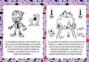 Vista previa - Refuerzo / NEE / Materiales de apoyo - Comprendo y pinto HALLOWEEN - página 2