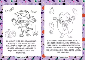 Vista previa - Refuerzo / NEE / Materiales de apoyo - Comprendo y pinto HALLOWEEN - página 3