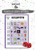 Vista previa - Hojas de trabajo - Plantilla cuenta historias HALLOWEEN - Portada