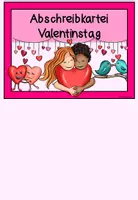 Vorschau - Stationenlernen - Abschreibkartei: Valentinstag (Klasse 3 und 4) - Seite 2