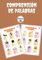 Vista previa - Hojas de trabajo - Comprensiones de palabras - Portada