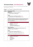 Vorschau - Stundenentwürfe - Unterrichtsplanung: Herz & Blutkreislauf - Unterrichtsreihe - Biologie - Seite 1