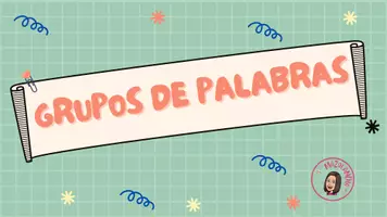 Vista previa - Refuerzo / NEE / Materiales de apoyo - GRUPO DE PALABRAS - Portada