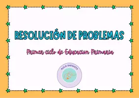 Vista previa - Hojas de trabajo - Cuaderno Problemas matemáticos - Portada