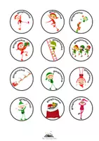 Προεπισκόπηση - Άλλος τύπος υλικού - Weihnachtsaufkleber - Χριστουγεννιάτικα αυτοκόλλητα - Σελίδα 1