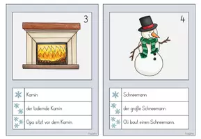 Vorschau - Arbeitsblätter - Schleichdiktat - Winter (1.-2.Klasse) - Seite 2