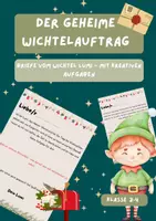 Vorschau - Arbeitsblätter - Wichtelbriefe (Klasse 3-4): Grundschule - Weihnachtsedition - Deckblatt