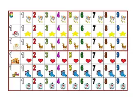 anteprima - Giochi - TOMBOLA DI NATALE CON I NUMERI DA 0 A 9 - Pagina 1