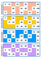 anteprima - Giochi - Tabellone della TOMBOLA delle TABELLINE + PEDINE - Pagina 2