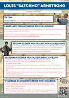 Vorschau - Arbeitsblätter - Louis Armstrong Steckbrief erstellen - Seite 2