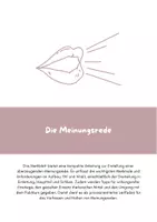 Vorschau - Merkblätter - Die Meinungsrede - Deckblatt