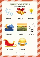 Προεπισκόπηση - Flashcards - Christmas Songs & Activities For Young English Learners - Σελίδα 1