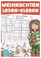 Vista previa - Hojas de trabajo - Alemán Weihnachten Lesen und Kleben Deutsch - Portada