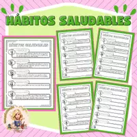 Vista previa - Hojas de trabajo - Hábitos saludables - Portada