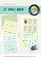 Vorschau - Spiele - Le Chat Noir: Les adjectifs, Paarespiel (passend zu Dis donc! 7, unité 6) - Deckblatt