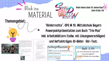 Vorschau - Unterrichtsreihen - Materialpaket "Kinderrechte" GPG 10 - Deckblatt