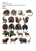 Vorschau - selbst erstellte Cliparts/Grafiken - 100 Cliparts: Tiere - Seite 1