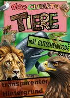Vorschau - selbst erstellte Cliparts/Grafiken - 100 Cliparts: Tiere - Deckblatt
