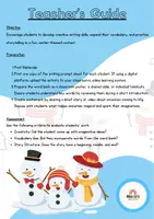 Vista previa - Hojas de trabajo - The Snowman - Creative Writing - página 2