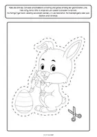 Vorschau - Mal- und Bastelvorlagen - Schneideübung – 11 süße Ostermotive als Fensterbilder - Seite 3