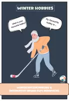 Vorschau - Arbeitsblätter - Winter Hobbys - Wortschatzeinführung - Deckblatt