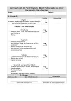 Vorschau - Test - LNW/ Klassenarbeit "Inhaltsangabe schreiben" - Seite 1