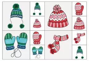 Vorschau - Fördermaterial/Inklusion - Klammerkarten Bilderzuordnung Winter - Seite 1