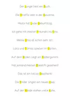 Vorschau - Unterrichtsreihen - Groß- und Kleinschreibung Grundschule – differenzierte Satzstreifen & Arbeitsblätter - Seite 2