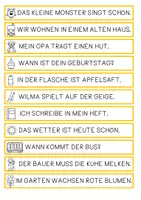 Vorschau - Unterrichtsreihen - Groß- und Kleinschreibung Grundschule – differenzierte Satzstreifen & Arbeitsblätter - Seite 3